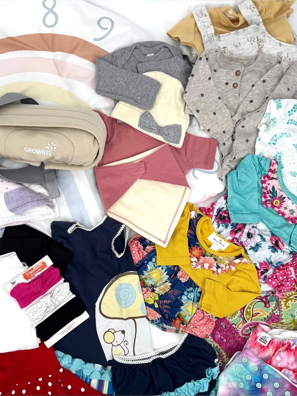 NWOT-EUC 5 lbs Baby Girl (0-6M) Bundle